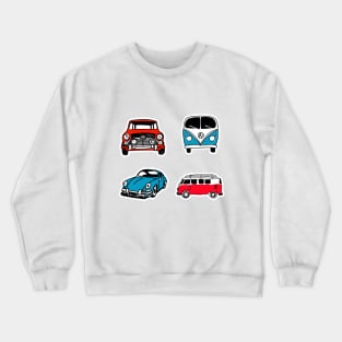 Retro Cars Crewneck Sweatshirt